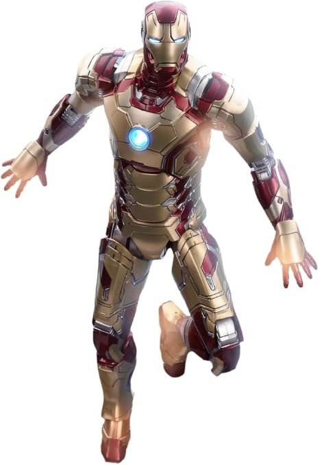 ZD Toys Iron Man MK42, Illuminated edition · 1:10 scale